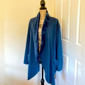 Teal REVERSIBLE Sweater! L/XL